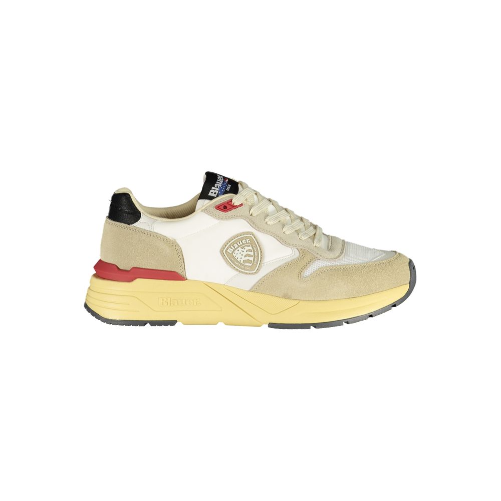 Blauer Baskets Homme Beige – Polyester & Cuir, Confort Durable au Style Contemporain - Apparel & Accessories > Shoes > Sneakers from Blauer