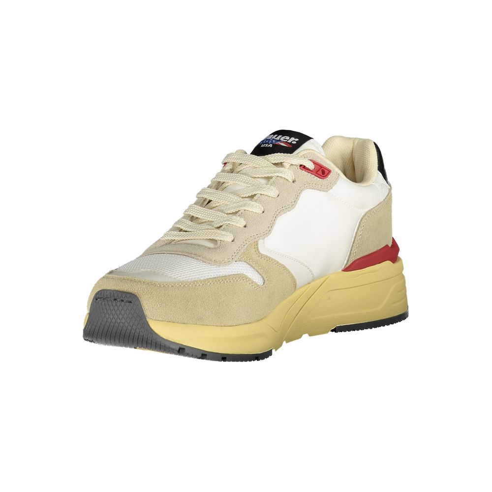 Blauer Baskets Homme Beige – Polyester & Cuir, Confort Durable au Style Contemporain - Apparel & Accessories > Shoes > Sneakers from Blauer
