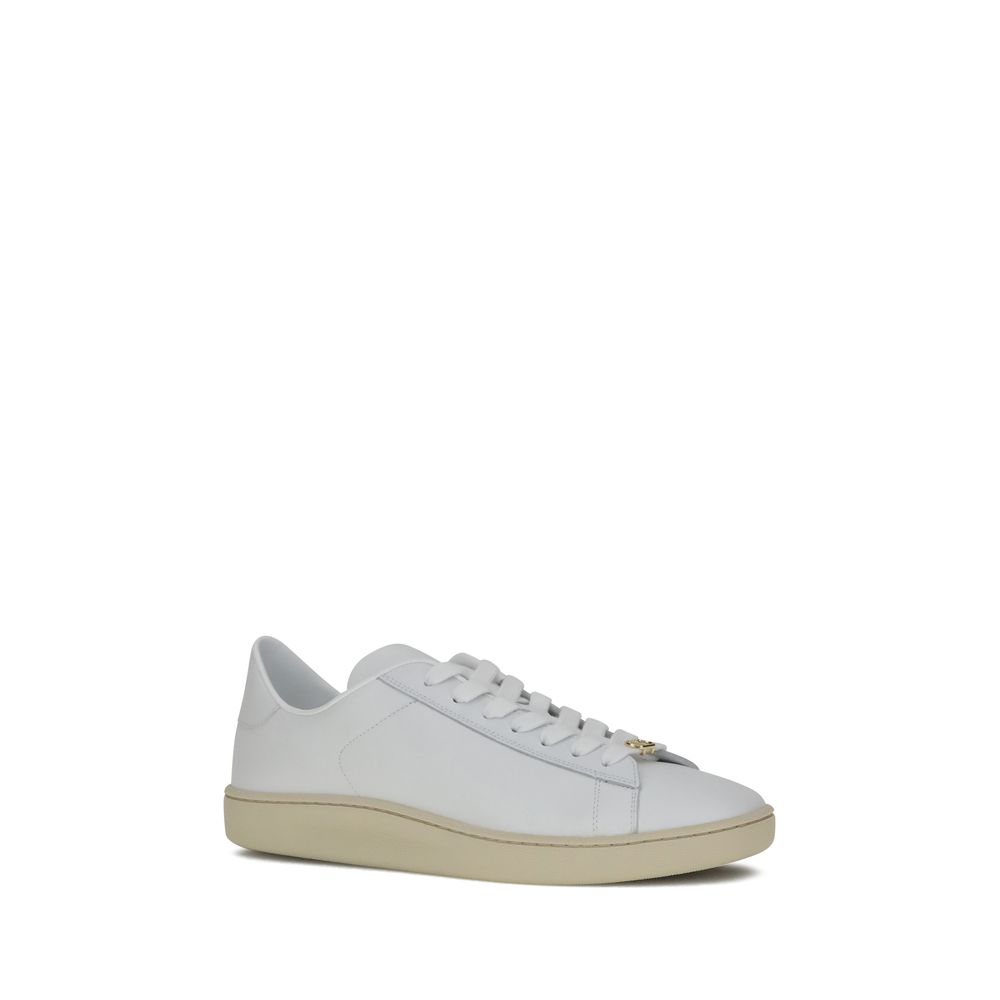 Valentino Garavani Baskets Basses En Cuir de Veau Blanc Bo Taurus, VLogo Discret - Apparel & Accessories > Shoes > Sneakers from Valentino Garavani