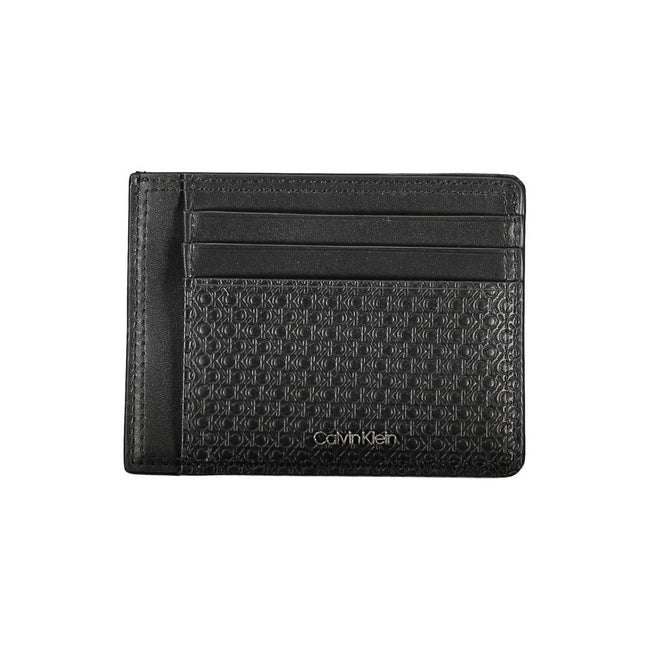 Calvin Klein Sleek Black Leather Coin Purse with Card Holder - from Calvin Klein - Calvin Klein | Hollys Men
