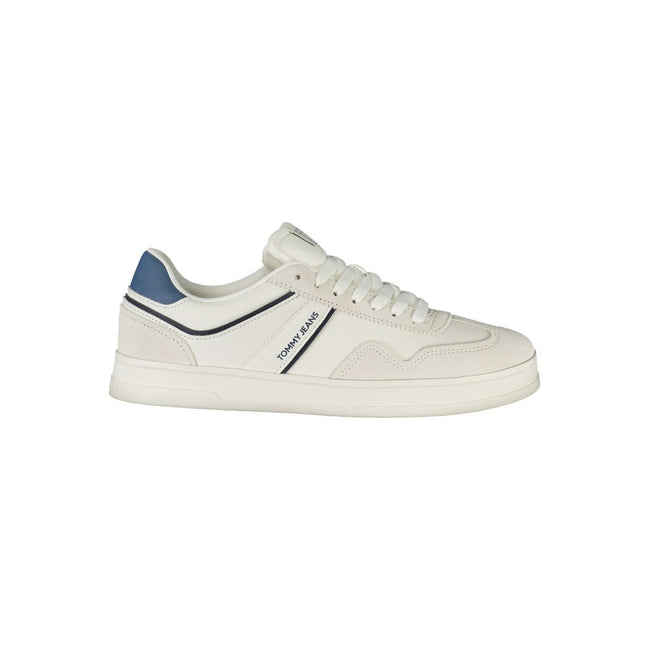 Tommy Hilfiger White Polyethylene Men Sneaker - Apparel & Accessories > Shoes > Sneakers from Tommy Hilfiger Hover Image