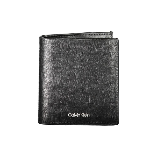 Calvin Klein Portefeuille Homme En Cuir Noir Avec Deux Emplacements Pour Cartes Et PorteMonnaie - from Calvin Klein - Calvin Klein | Hollys Men