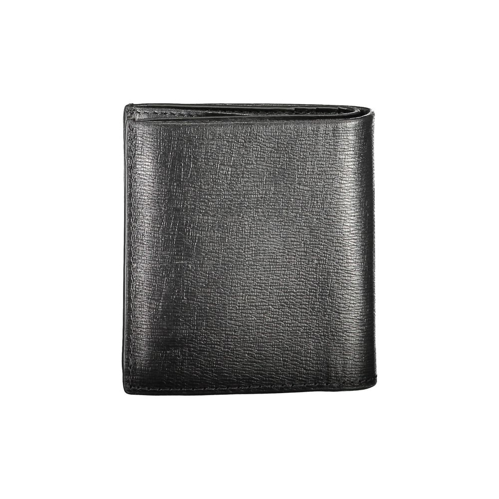 Calvin Klein Portefeuille Homme En Cuir Noir Avec Deux Emplacements Pour Cartes Et PorteMonnaie - from Calvin Klein