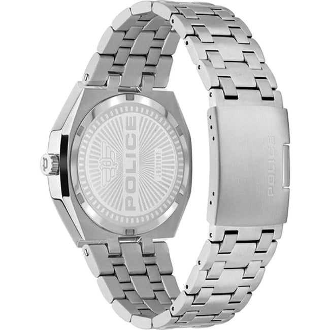 Police Montre Formelle En Acier Inox Argenté Quartz 46mm Etanche 5ATM Main Image