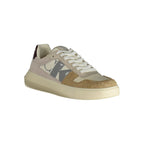 Calvin Klein Baskets Homme Beige Polyester, Semelle Caoutchouc Thermoplastique Recyclé - Apparel & Accessories > Shoes > Sneakers from Calvin Klein
