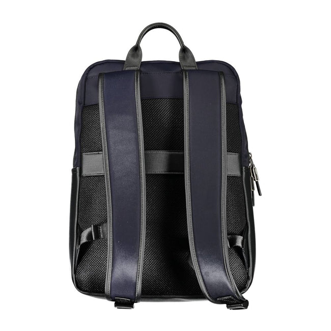 Tommy Hilfiger Sac à Dos Homme Bleu – Imperméable en Polyéthylène, Compartiment Ordinateur Portable - TO-17766 Main Image