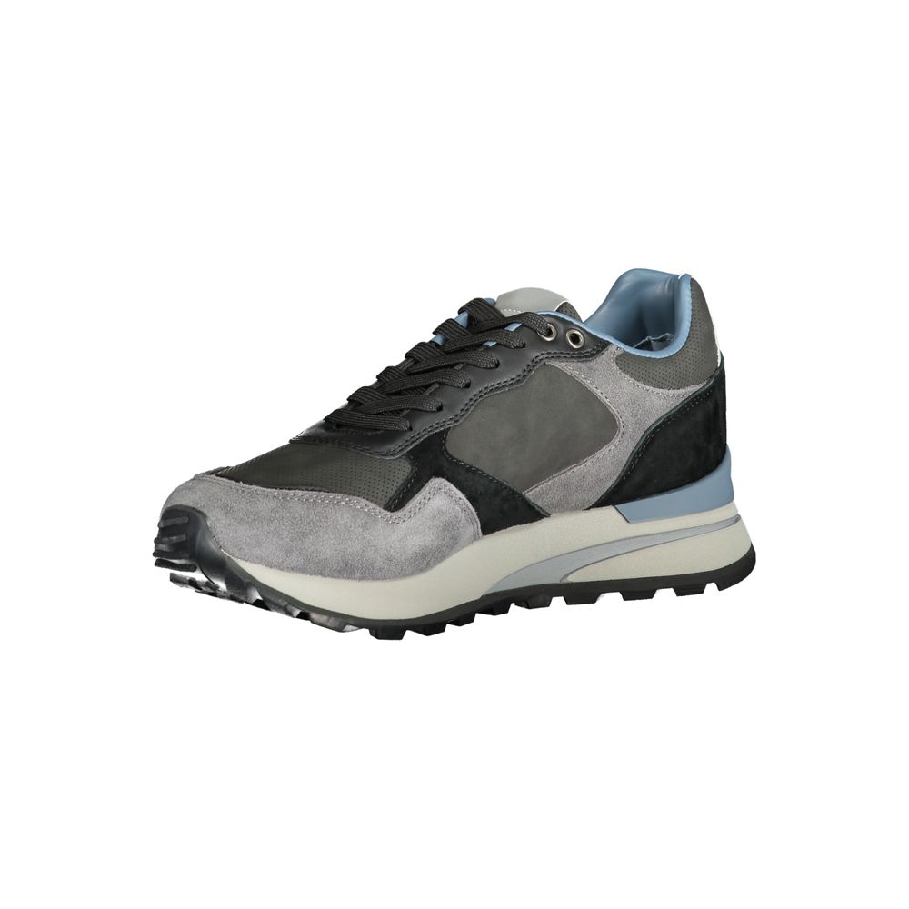Blauer Baskets Homme Gris Polyéthylène Semelle Amovible Avec Laçage Et Détails Contrastants - Apparel & Accessories > Shoes > Sneakers from Blauer