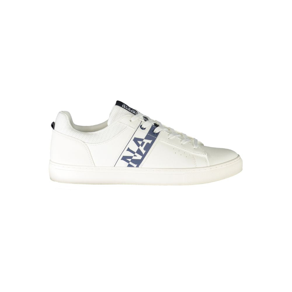 Napapijri Sneakers En Cuir Blanc Pour Homme Avec Détails Contrastés Et Logo Distinctif - Apparel & Accessories > Shoes > Sneakers from Napapijri