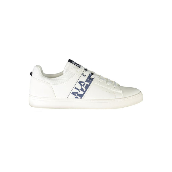 Napapijri Sneakers En Cuir Blanc Pour Homme Avec Détails Contrastés Et Logo Distinctif - Apparel & Accessories > Shoes > Sneakers from Napapijri - Napapijri | Hollys Men