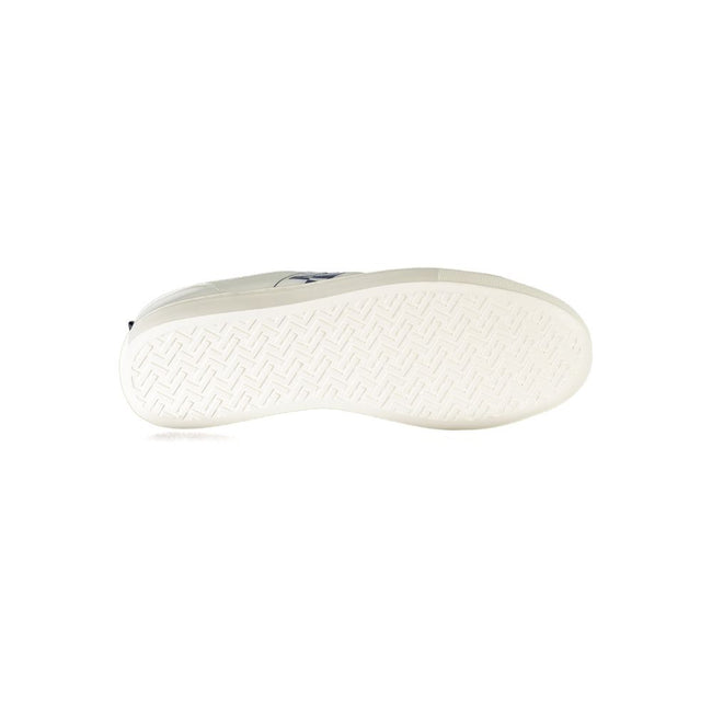 Napapijri Men's White Leather Sneakers with Contrasting Details and Distinctive Logo - Napapijri | Hollys Men