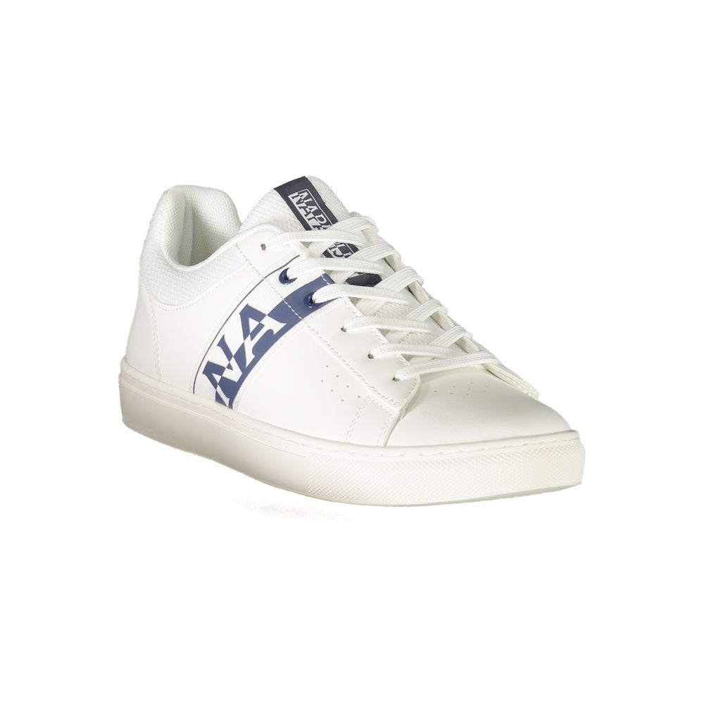 Napapijri Sneakers En Cuir Blanc Pour Homme Avec Détails Contrastés Et Logo Distinctif - Apparel & Accessories > Shoes > Sneakers from Napapijri