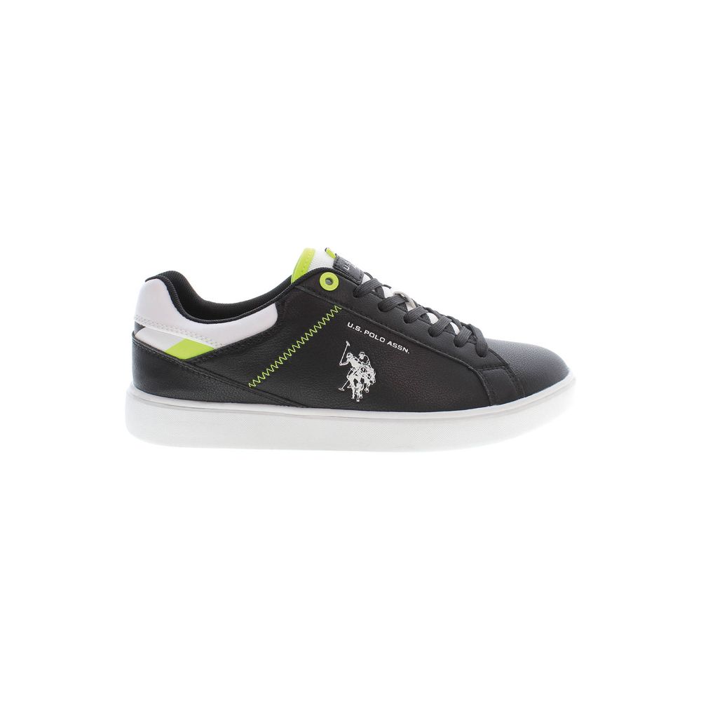 U.S. POLO ASSN. Black Polyester Men Sneaker - from U.S. POLO ASSN.