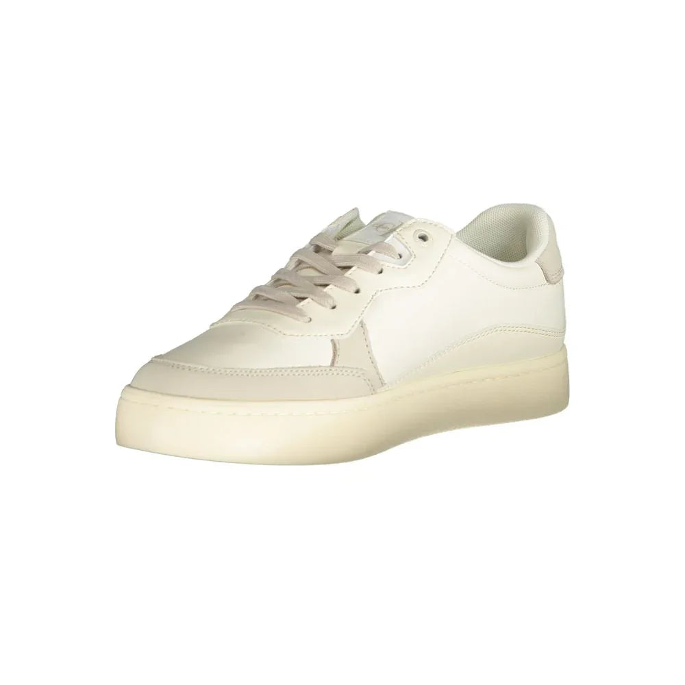 Calvin Klein Baskets Blanches Avec Détails Contraste Et Logo Distinctif En Matière Recyclée - Apparel & Accessories > Shoes > Sneakers from Calvin Klein