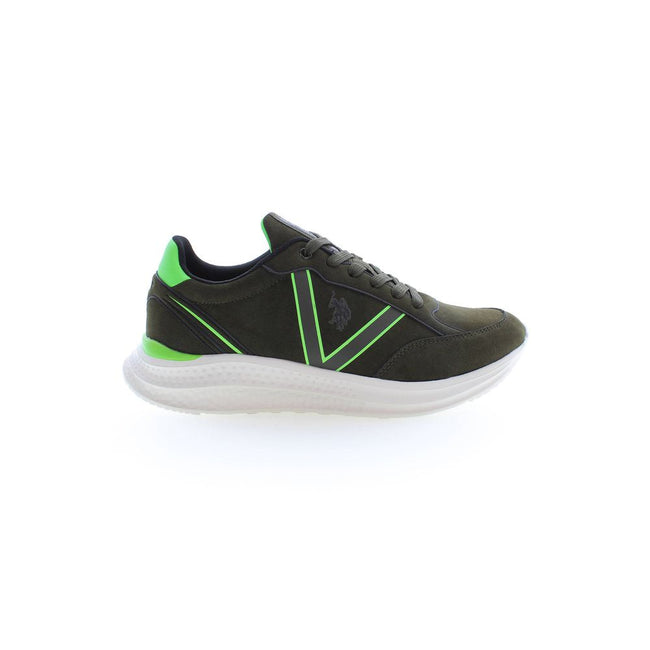 U.S. POLO ASSN. Green Polyester Men Sneaker - from U.S. POLO ASSN. Hover Image