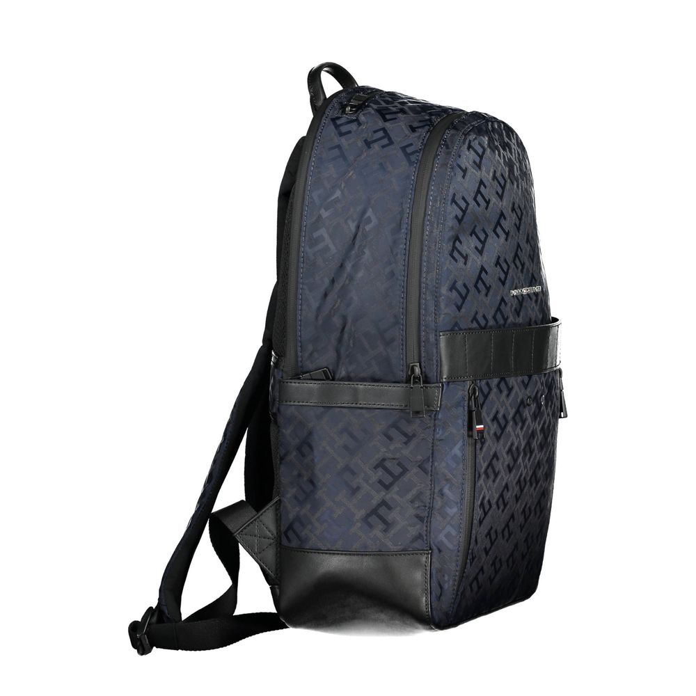 Tommy Hilfiger Sac à Dos Homme Bleu – Polyester, Poches Multiples, Détails Contrastés & Style Urbain - TO-20397 - Luggage & Bags > Backpacks from Tommy Hilfiger
