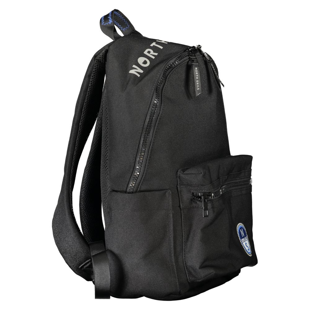 North Sails Black Polyester Men Backpack - from North Sails