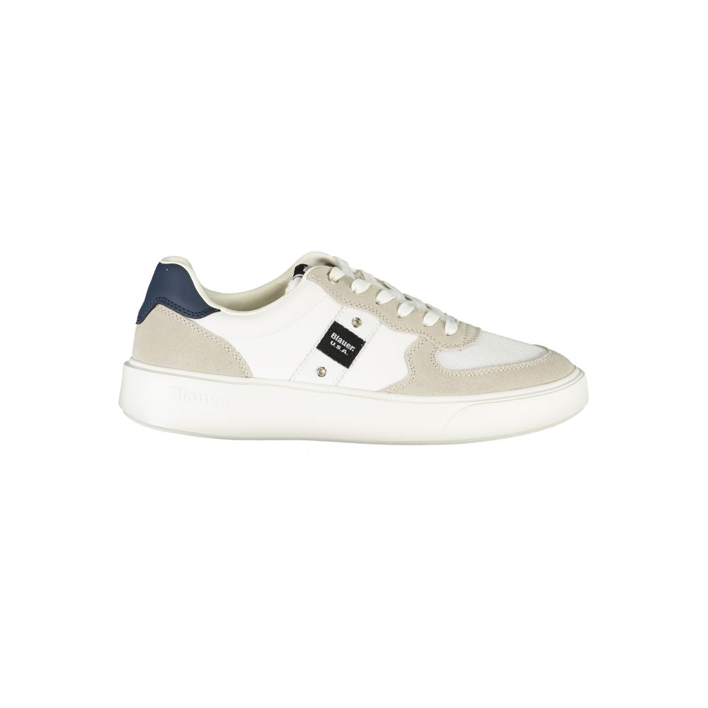 Blauer Baskets Pour Homme En Cuir Blanc Premium Avec Logo Distinctif Confort Quotidien Et Style Streetwear - Apparel & Accessories > Shoes > Sneakers from Blauer