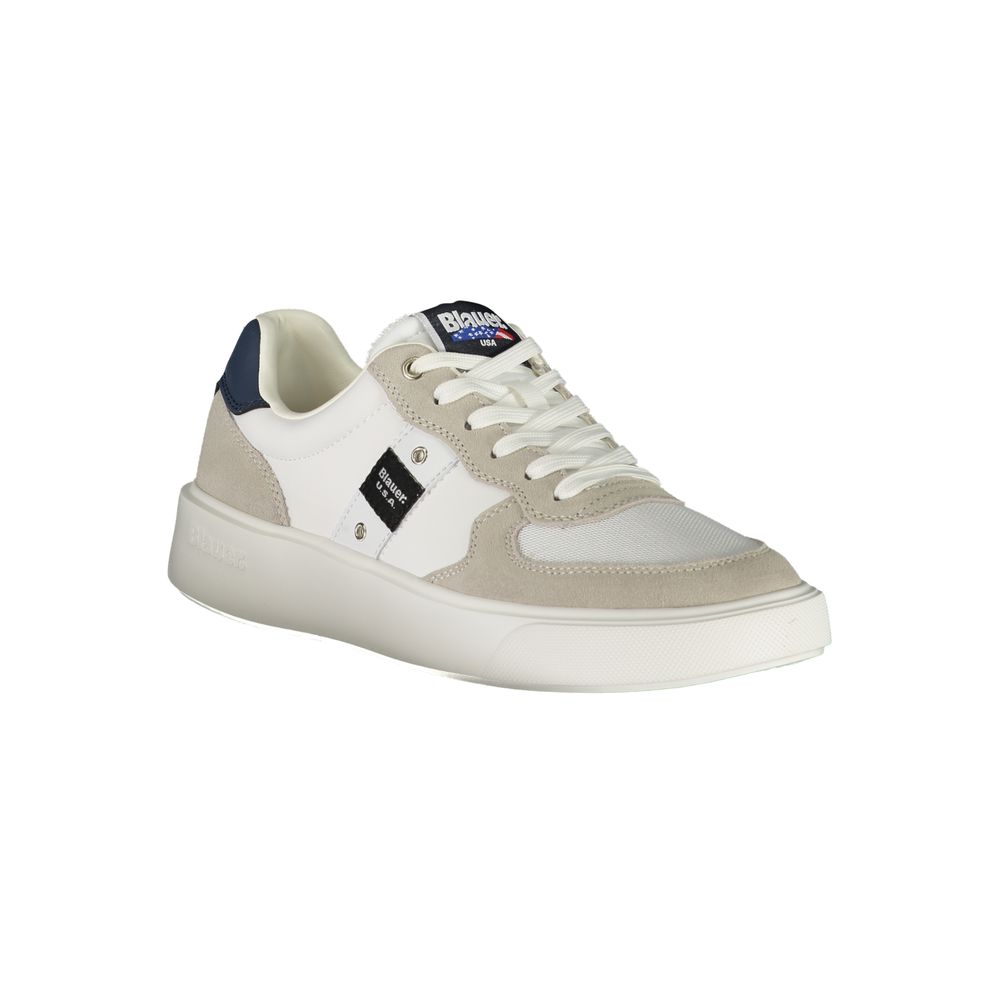 Blauer Baskets Pour Homme En Cuir Blanc Premium Avec Logo Distinctif Confort Quotidien Et Style Streetwear - Apparel & Accessories > Shoes > Sneakers from Blauer