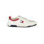 Tommy Hilfiger Baskets Homme En Cuir Blanc Avec Semelle Amovible Et Détails Contrastés - Apparel & Accessories > Shoes > Sneakers from Tommy Hilfiger