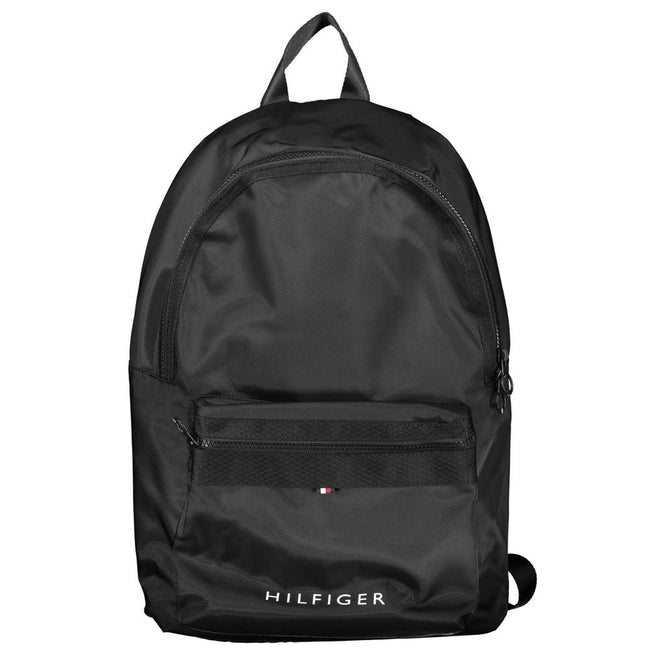 Tommy Hilfiger Black Polyester Men Backpack - from Tommy Hilfiger - Tommy Hilfiger | Hollys Men