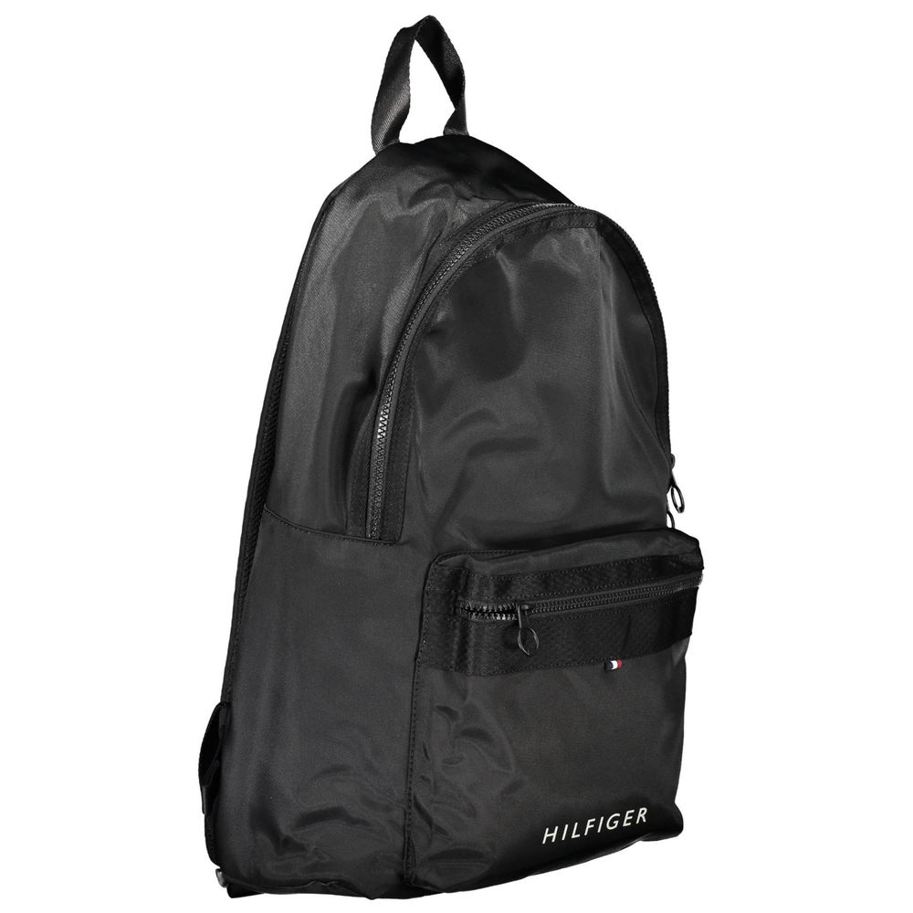 Tommy Hilfiger Black Polyester Men Backpack - from Tommy Hilfiger