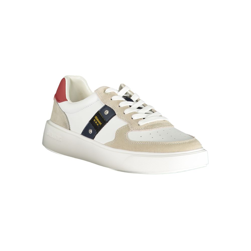 Blauer Sneaker Homme Blanc Polyéthylène Semelle Intérieure Amovible Avec Logo Blauer Durable - Apparel & Accessories > Shoes > Sneakers from Blauer
