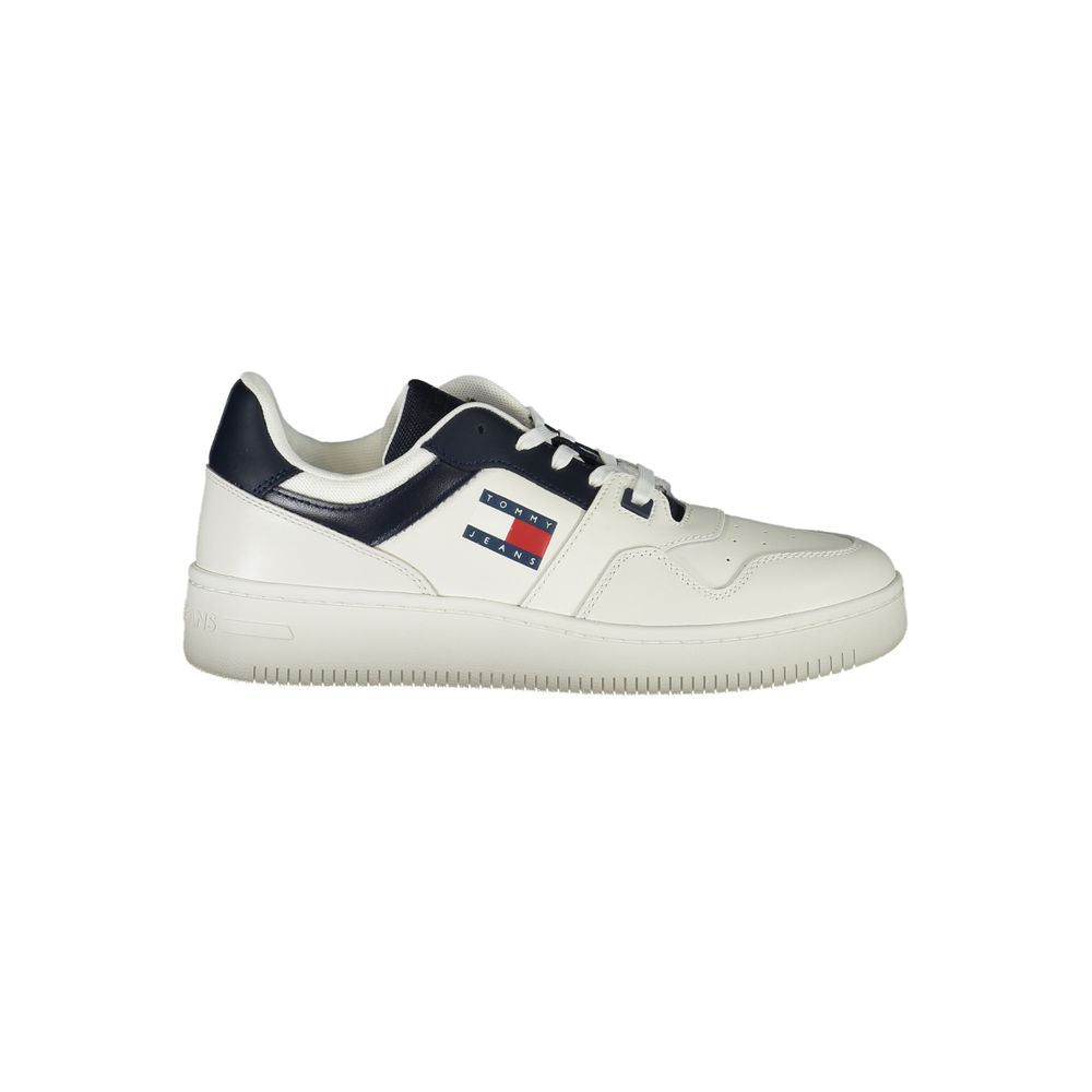 Tommy Hilfiger Baskets Homme Cuir Bleu Semelle Amovible - Apparel & Accessories > Shoes > Sneakers from Tommy Hilfiger