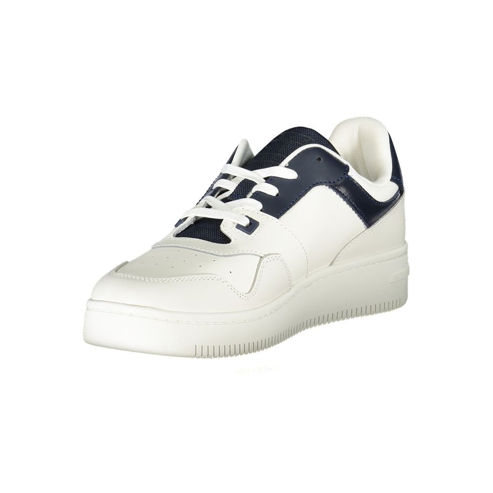 Tommy Hilfiger Baskets Homme Cuir Bleu Semelle Amovible - Apparel & Accessories > Shoes > Sneakers from Tommy Hilfiger