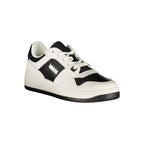 Tommy Hilfiger Baskets Homme En Cuir Blanc et Noir Avec Semelle Intérieure Amovible - Apparel & Accessories > Shoes > Sneakers from Tommy Hilfiger