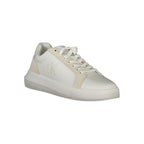 Calvin Klein White Polyethylene Men Sneaker - Apparel & Accessories > Shoes > Sneakers from Calvin Klein