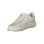 Calvin Klein White Polyethylene Men Sneaker - Apparel & Accessories > Shoes > Sneakers from Calvin Klein