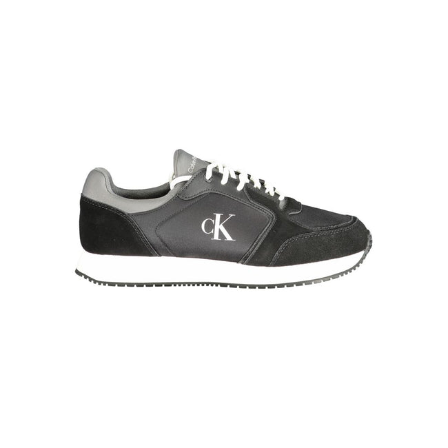 Calvin Klein Baskets Homme En Cuir Noir Avec Semelle Amovible Et Design Gris Moderne - Apparel & Accessories > Shoes > Sneakers from Calvin Klein Hover Image