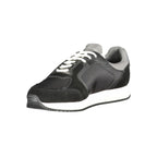 Calvin Klein Baskets Homme En Cuir Noir Avec Semelle Amovible Et Design Gris Moderne - Apparel & Accessories > Shoes > Sneakers from Calvin Klein