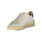 Blauer Chaussure Homme Sneaker Blanc Cuir Avec Détails Marrons Pour Sport Urbain Confortable - Apparel & Accessories > Shoes > Sneakers from Blauer