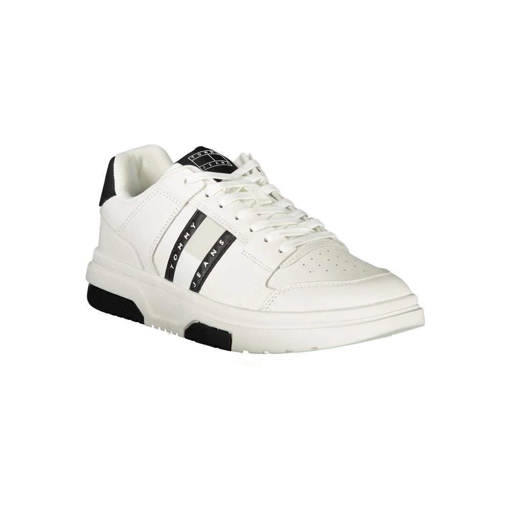 Tommy Hilfiger Baskets Hommes Blanche Chic Décontracté, Semelle Amovible, Logo Distinctif - Apparel & Accessories > Shoes > Sneakers from Tommy Hilfiger