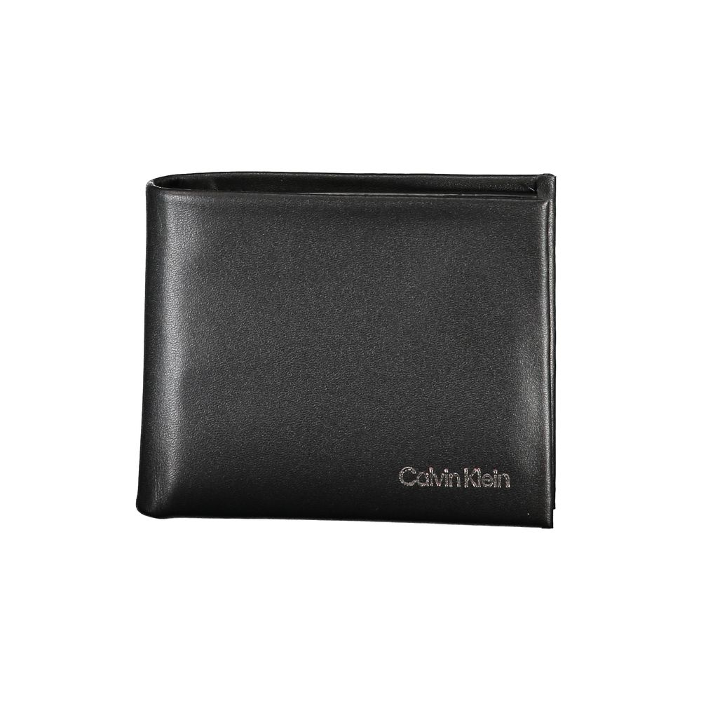 Calvin Klein Portefeuille Homme RFID Bloquant Noir En Polyester Deux Compartiments Cartes - from Calvin Klein