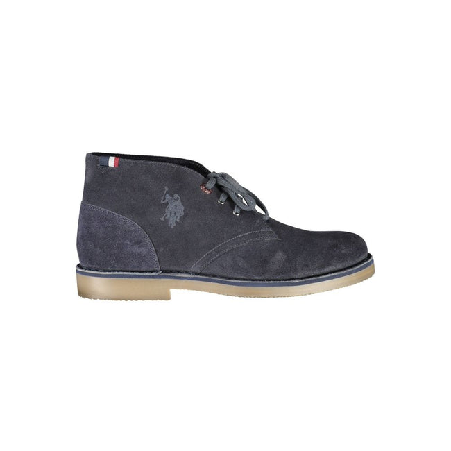 U.S. POLO ASSN. Blue Leather Mens Ankle Boot - Apparel & Accessories > Shoes > Boots from U.S. POLO ASSN. Hover Image