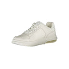 Tommy Hilfiger Sneaker Homme Blanc Polyéthylène Avec Logo Imprimé Et Détails Contrastés - Apparel & Accessories > Shoes > Sneakers from Tommy Hilfiger