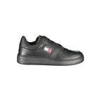 Tommy Hilfiger Basket Homme Noire En Polyester TO-31467 - Apparel & Accessories > Shoes > Sneakers from Tommy Hilfiger