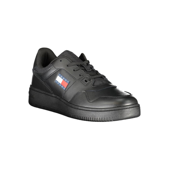 Tommy Hilfiger Herren-Sneaker aus schwarzem Polyester TO-31467 Main Image