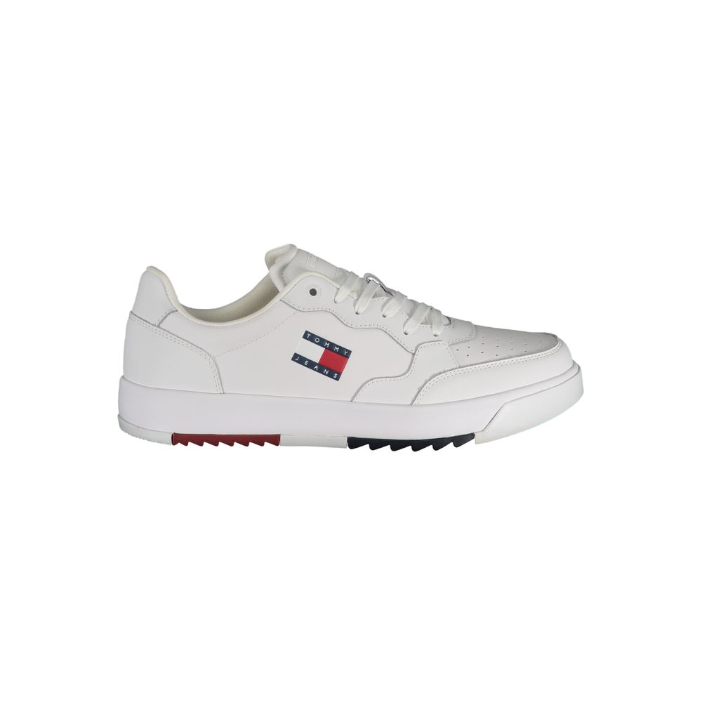 Tommy Hilfiger Baskets Homme Blanc Logo Iconique Durabilité Et Confort Quotidien - Apparel & Accessories > Shoes > Sneakers from Tommy Hilfiger