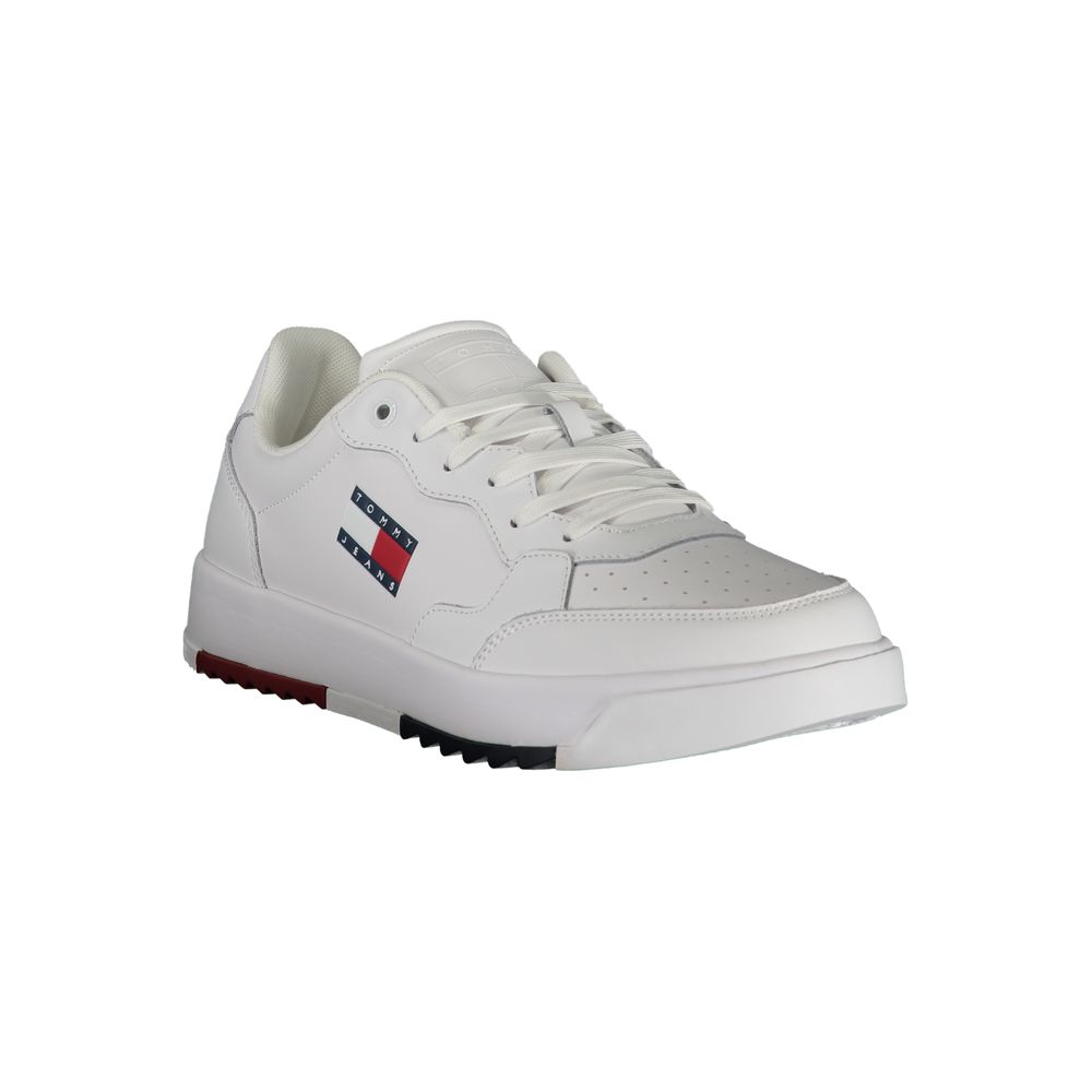 Tommy Hilfiger Baskets Homme Blanc Logo Iconique Durabilité Et Confort Quotidien - Apparel & Accessories > Shoes > Sneakers from Tommy Hilfiger