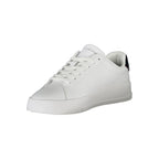 Tommy Hilfiger Baskets pour homme blanches avec semelle amovible.