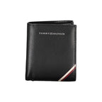 Tommy Hilfiger Portefeuille Homme Cuir Noir Deux Compartiments Poche à Monnaie Emplacements pour Cartes - Apparel & Accessories > Handbags, Wallets & Cases > Wallets & Money Clips > Wallets from Tommy Hilfiger