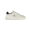 Calvin Klein White Leather Men Sneaker - Apparel & Accessories > Shoes > Sneakers from Calvin Klein
