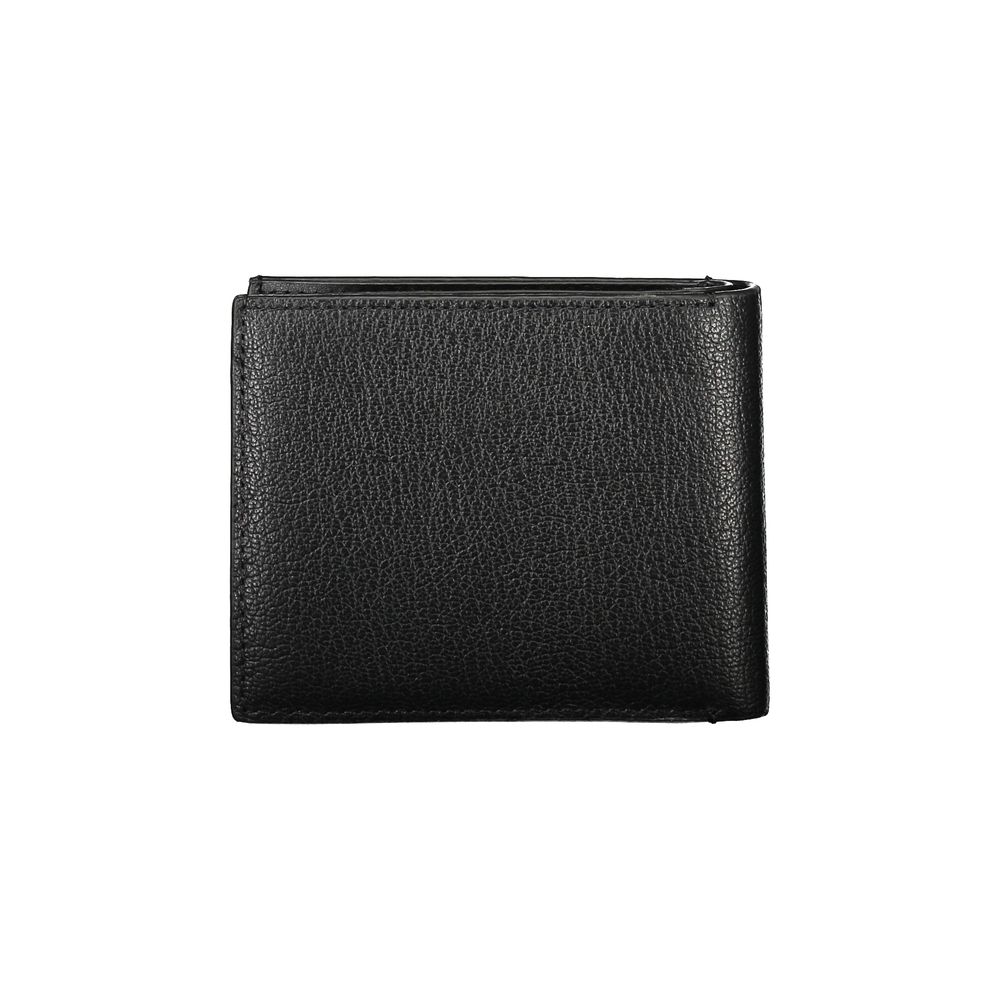Calvin Klein Portefeuille Noir En Cuir Avec Blocage RFID, 2 Compartiments, Porte Monnaie, Emplacements Cartes - from Calvin Klein