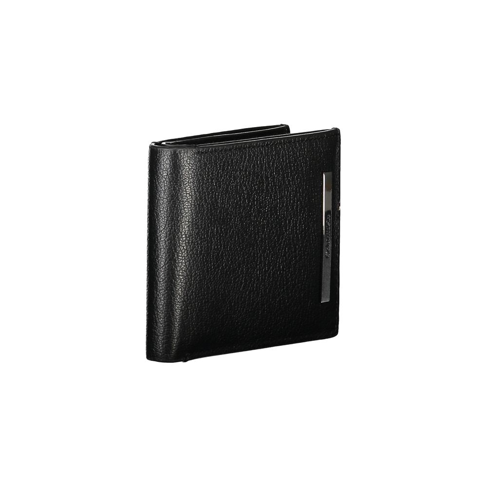 Calvin Klein Portefeuille Noir En Cuir Avec Blocage RFID, 2 Compartiments, Porte Monnaie, Emplacements Cartes - from Calvin Klein