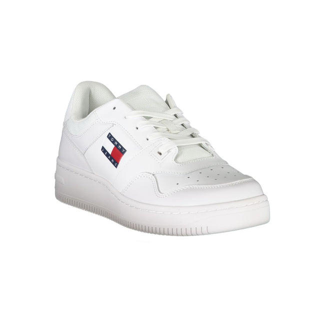 Tommy Hilfiger Herren-Sneaker aus weißem Leder TO-26834 Main Image