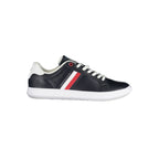 Calvin Klein Baskets Homme Noires – Design Lisse à avec Détails Contrastés T0-27121 - Apparel & Accessories > Shoes > Sneakers from Tommy Hilfiger