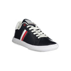 Calvin Klein Baskets Homme Noires – Design Lisse à avec Détails Contrastés T0-27121 - Apparel & Accessories > Shoes > Sneakers from Tommy Hilfiger